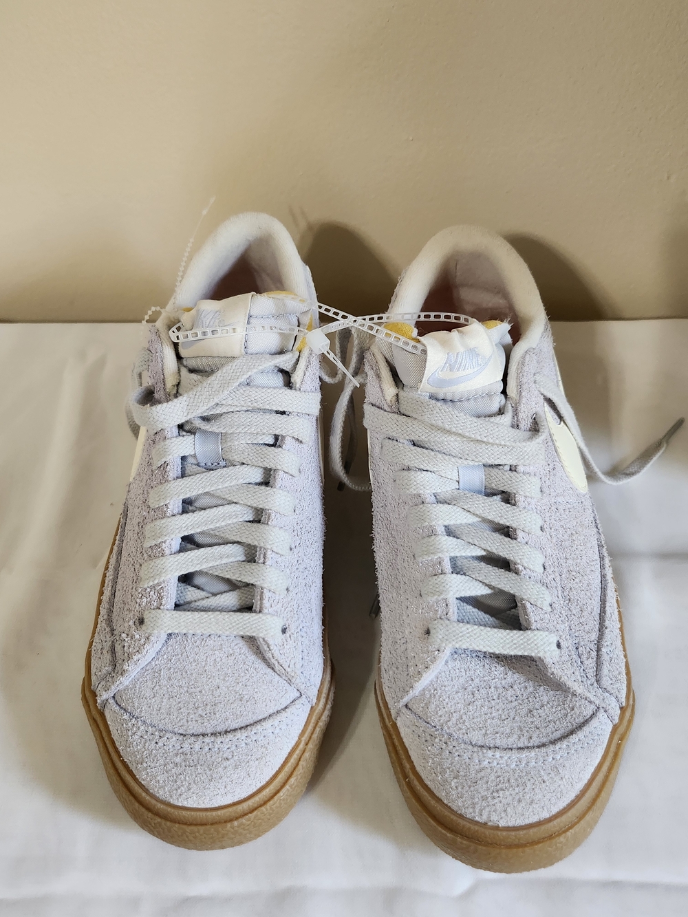 Nike Women’s Light Purple Suede Sneakers with Gum Sole